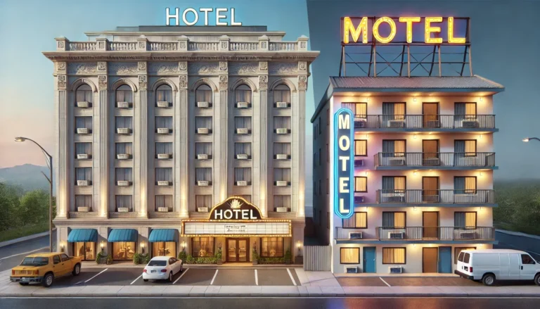 ما الفرق بين الفنادق (Hotels) الموتيلات (Motels) - تحليل شامل